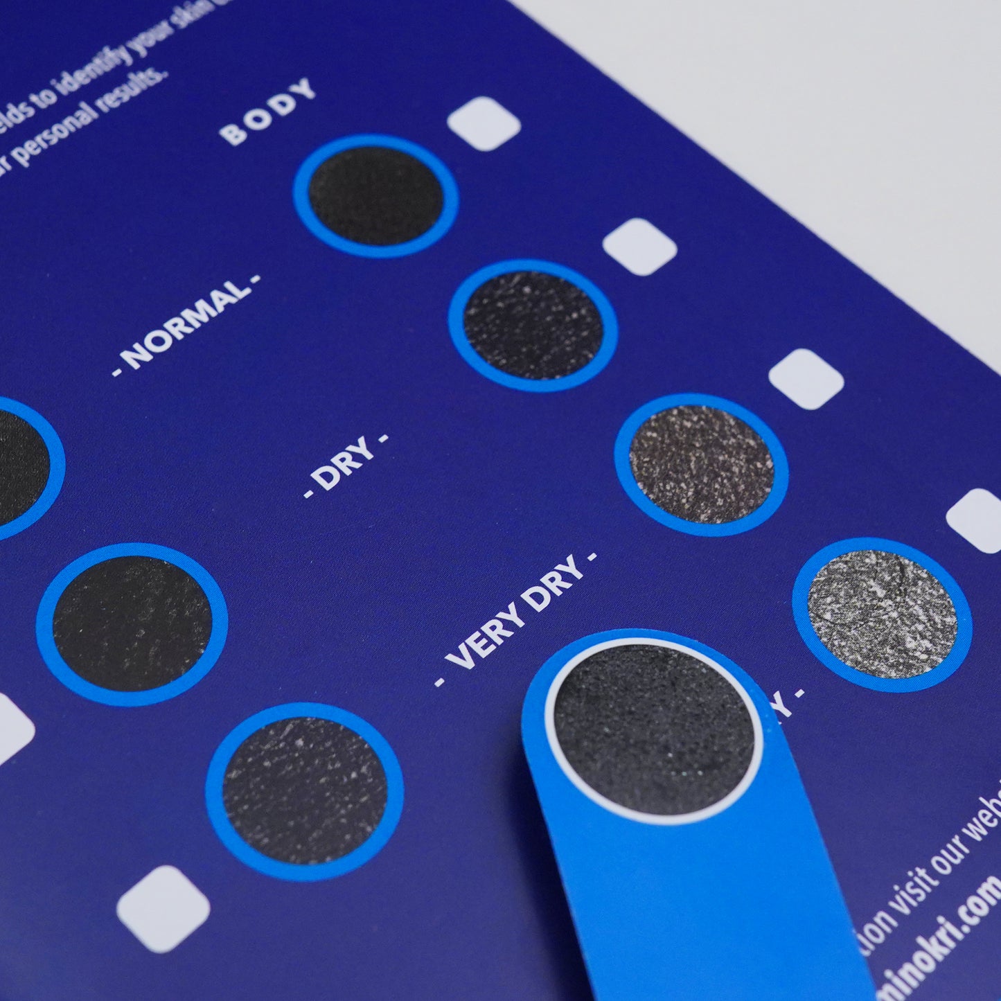 Skin Hydration Test - Measures the Individual Degree of Facial and Body Skin Dryness